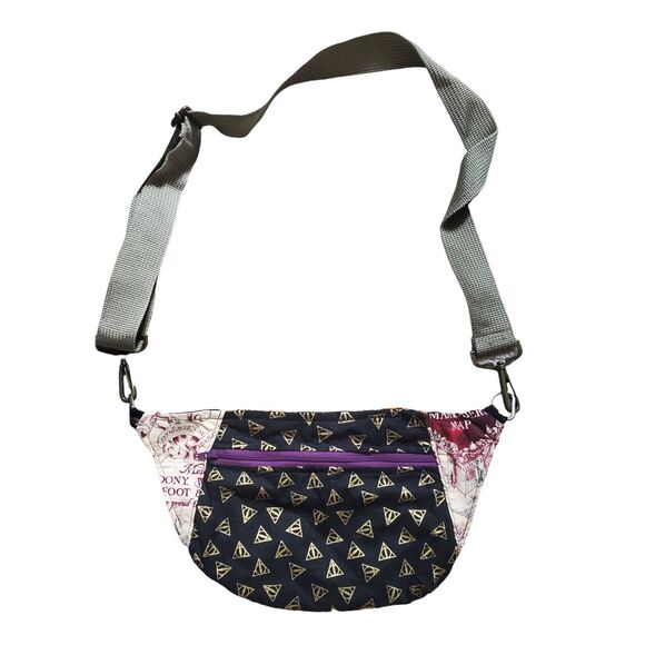 Harry Potter Handmade Bag Travel Crossbody Purse Gryffindor Hogworts OOAK 9"x5" - Picture 5 of 5